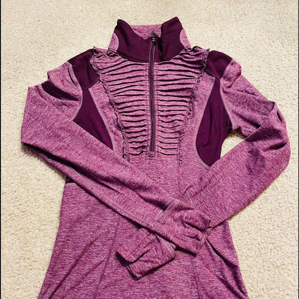 lululemon half zip long sleeve shirt